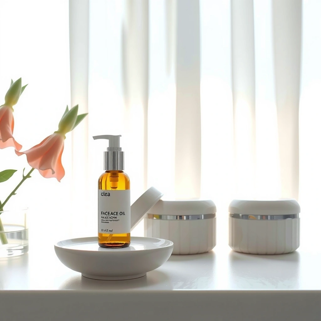 Serene morning light on vanity